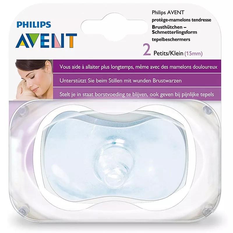 Philips Avent Mini siliconen tepelhoedje, 2 stuks