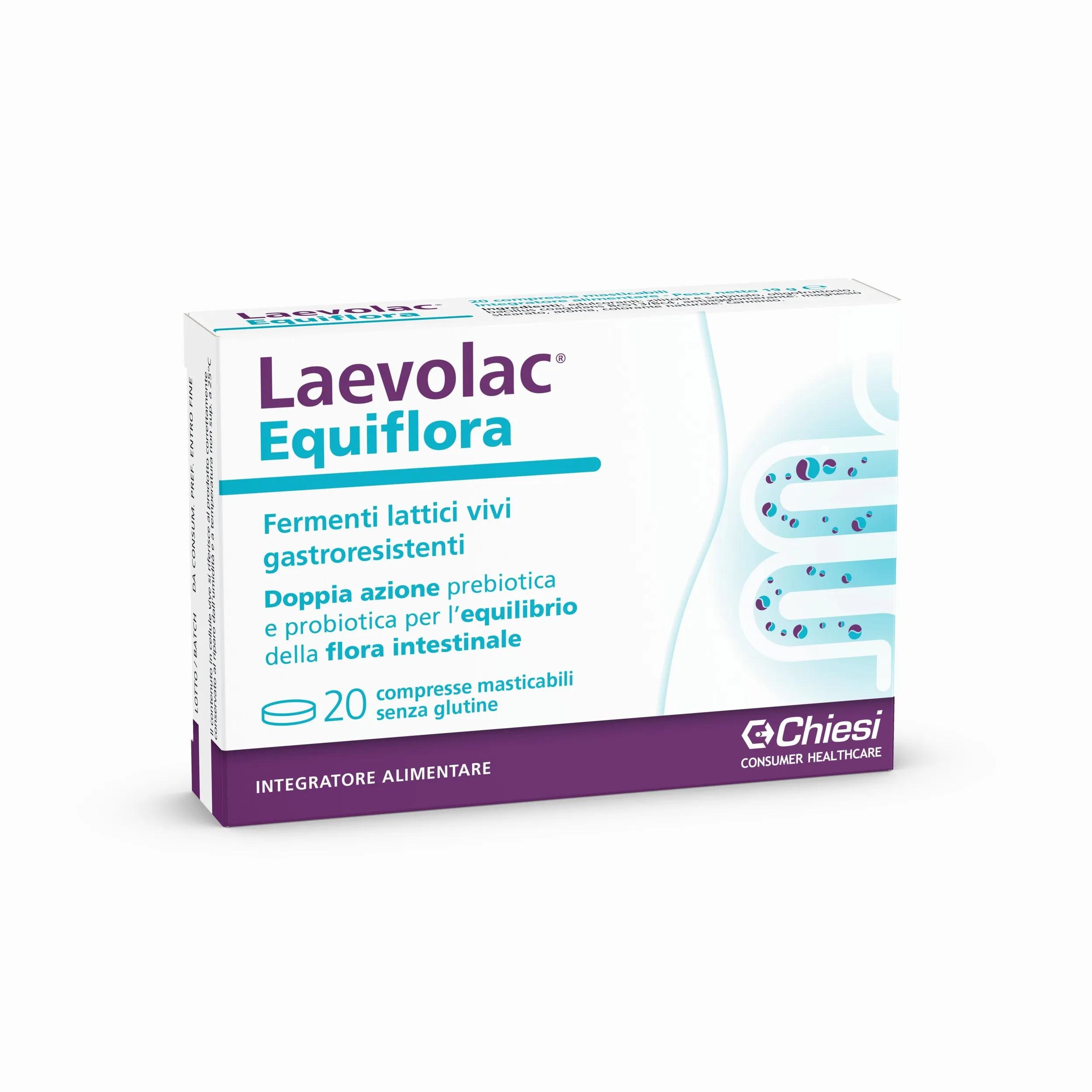 Laevolac Equiflora Integratore Per Il Ripristino Della Flora Intestinale 20 Compresse