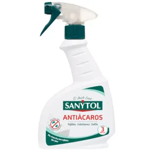 Sanytol Anti-Milben-Spray für Stoffe, Matratzen und Sofas 300 ml