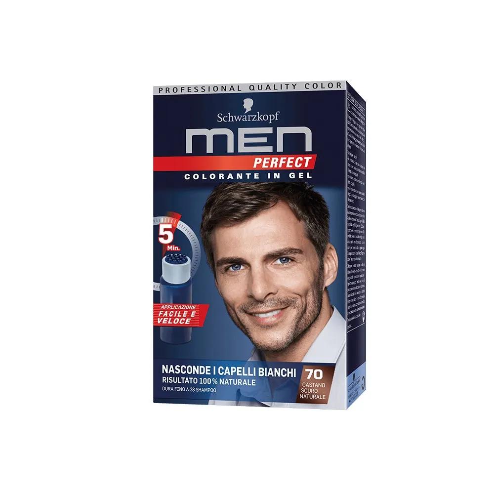 Schwarzkopf Men Perfect Colorazione Semipermanente 70 Castano Scuro Naturale