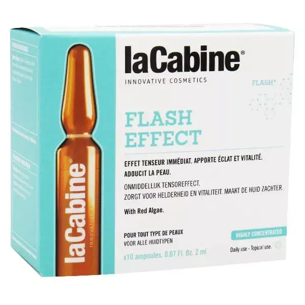 La Cabine Antiedad  Efecto Flash  10 ampollas