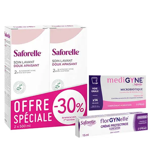 Saforelle Gynécologique Pack Flore Intime 