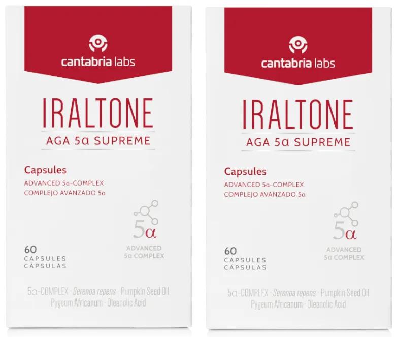 Iraltone AGA 5α Supreme 2x60 Capsules