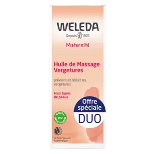 Weleda Olio da Massaggio Anti Smagliature Lotto di 2 x 100ml