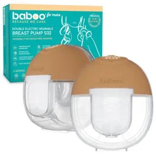 Baboo Sacaleches Eléctrico Portátil Manos Libres 2 uds