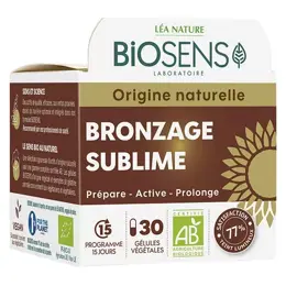 Biosens Bronzage Sublime Bio 30 gélules végétales