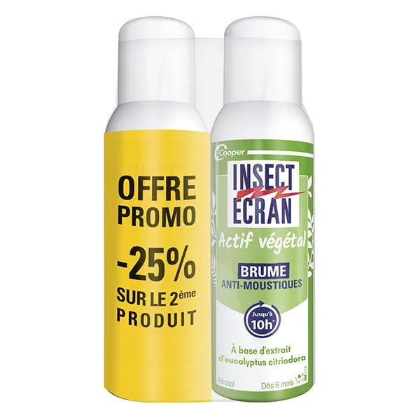 Insect écran Brume Végétale Anti-Moustiques Aérosol - lot 2 x 100 ml