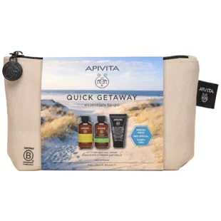 Apivita Gel Tonic 250ml + Frequent Use Shampoo 250ml + Black Detox Cleanser 50ml