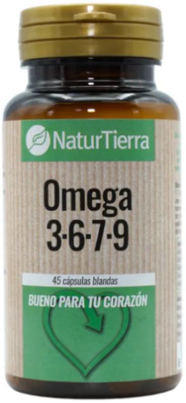 NaturTierra Omega 3, 6, 7 et 9 45 gélules