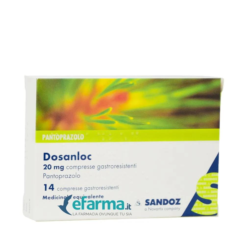 Dosanloc 20 mg Pantoprazolo Reflusso 14 Compresse