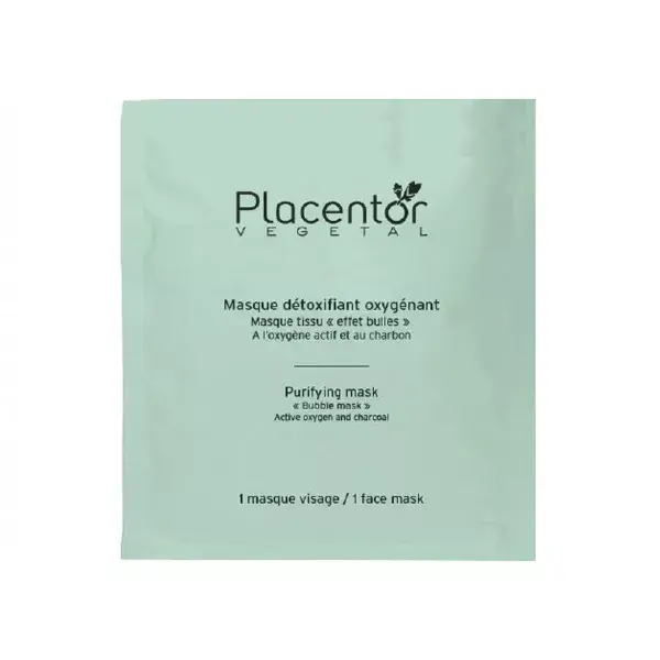 Placentor Masque Tissu Détoxifiant Oxygénant 20ml