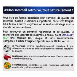 Nutreov Physcience Optinuit Sommeil Bio 30 comprimés