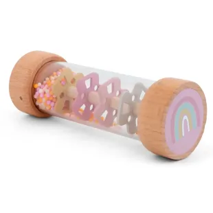 Saro Pink Rain Rattle +3m
