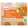 Babybio Repas Midi Pot Pomme de Terre Carotte Veau +8m Bio 2 x 200g