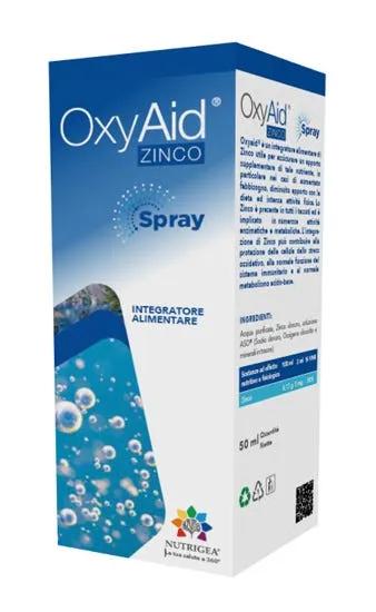 Oxyaid Zinco Spray Integratore Orale di Ossigeno 50 ml