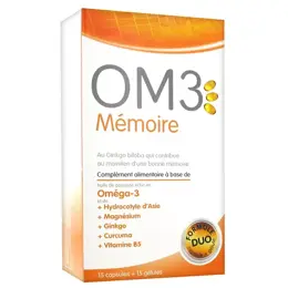 OM3 Mémoire Formule Duo 15 capsules + 15 gélules