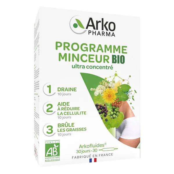 Arkopharma Arkofluides Programme Minceur Bio 30 ampoules