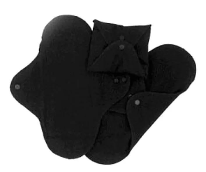 Reusable panty liner Imse Vimse Black 3Uds