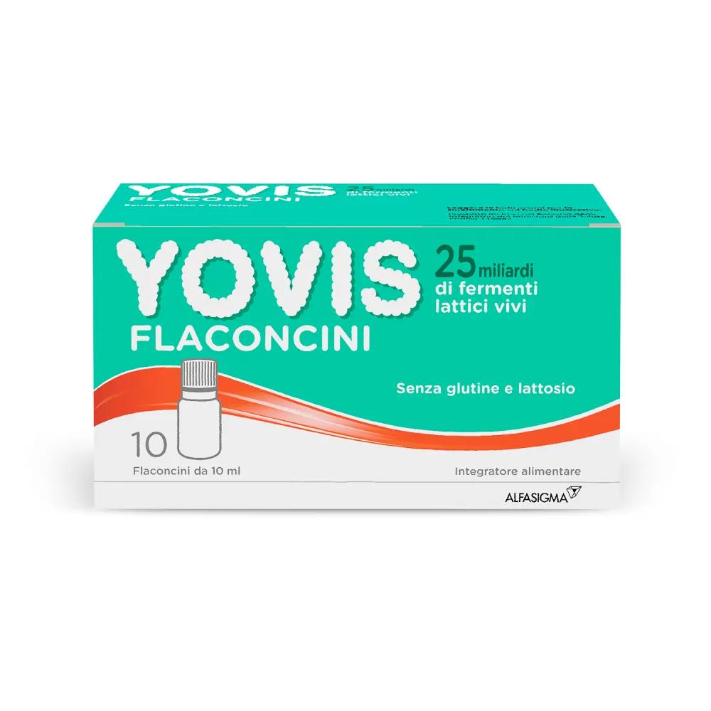 Yovis Flaconcini 25 Miliardi Integratore Fermenti Lattici Vivi 10 Flaconcini