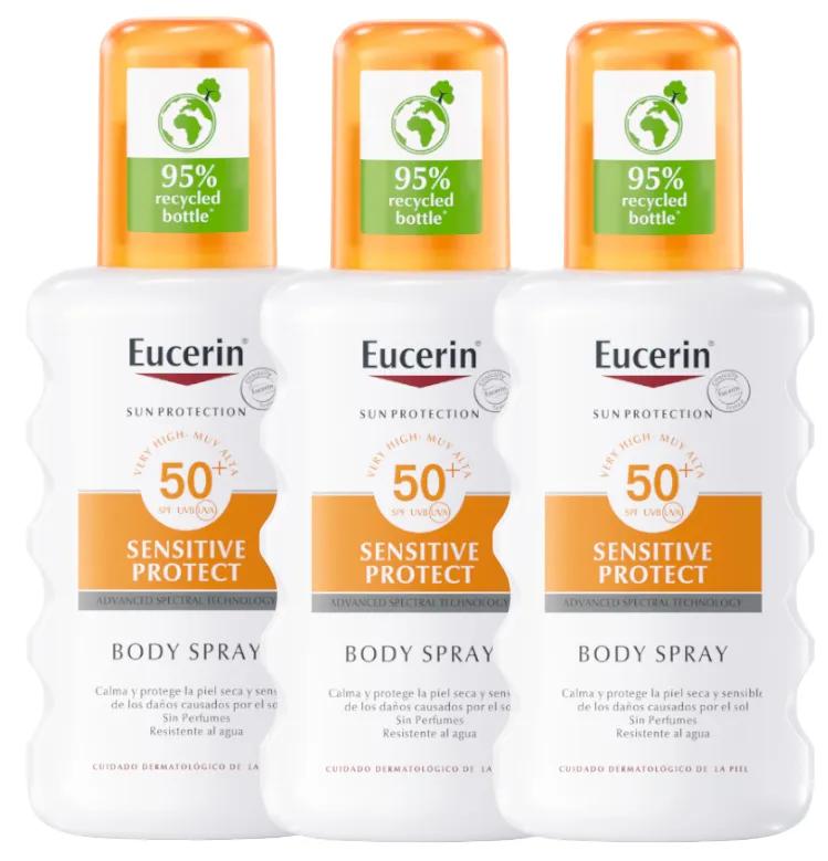 Eucerin Solar Body Spray LSF50+ 3x200 ml