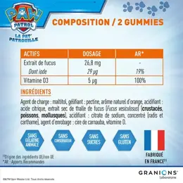 Granions Gummies Croissance Pat Patrouille 60 gummies