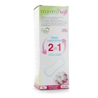 Masmi 2en1 Protegeslips Maxi Plus-Compresa Ultrafina Puro Algodon 24 uds