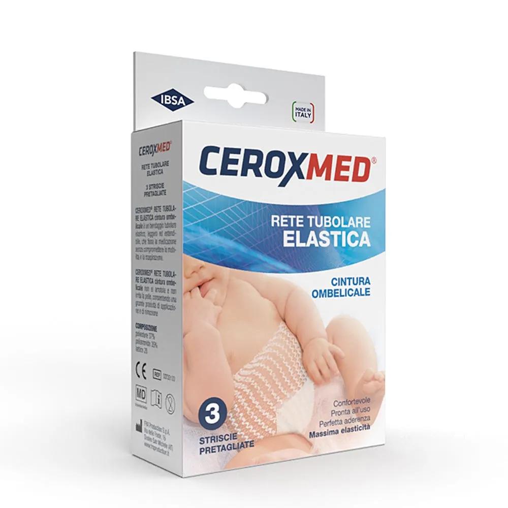 Ceroxmed Rete Tubolare Elastica Cintura Ombelicale 3 Strisce Pretagliate