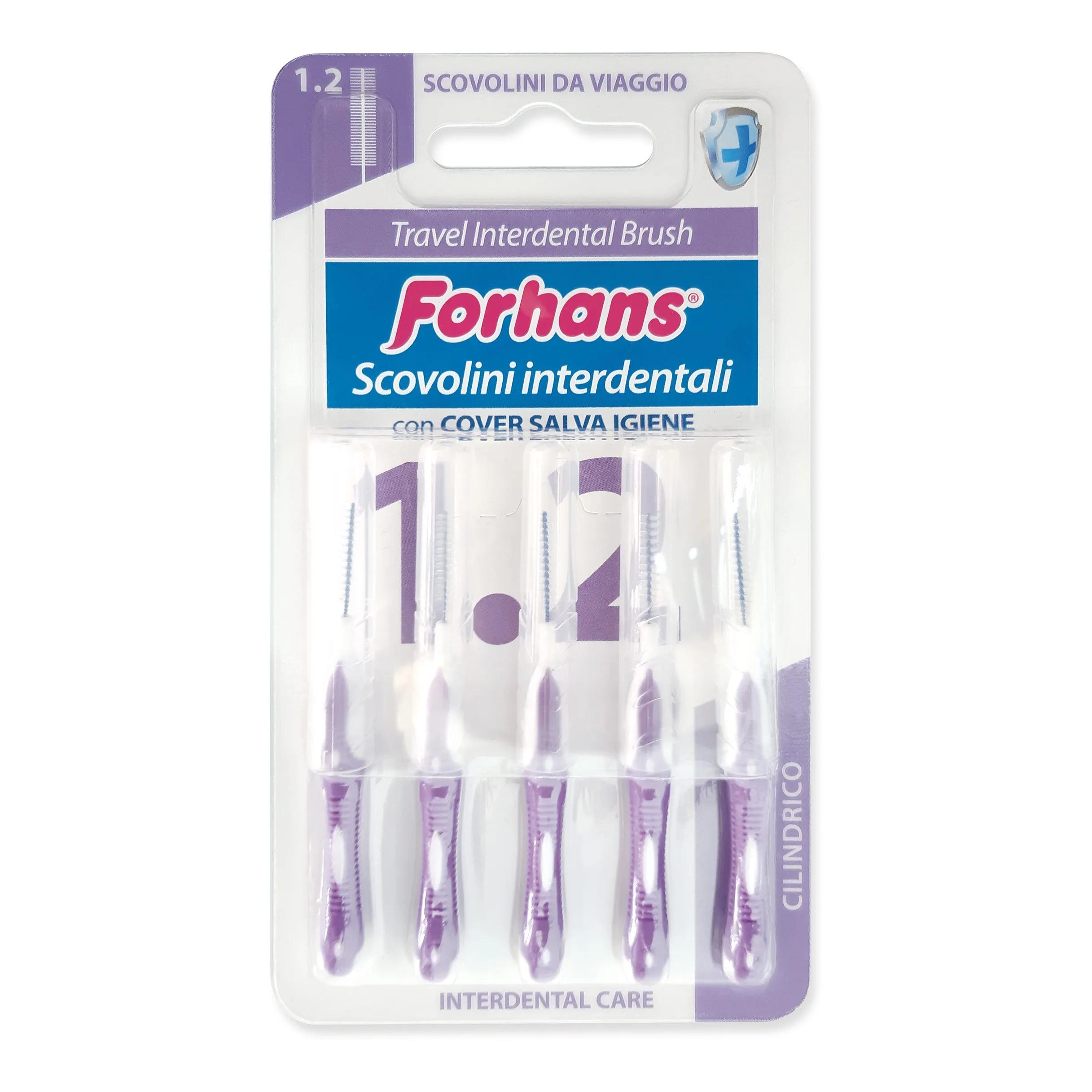 Forhans Scovolino Interdentale Brush da Viaggio 1.2 Per Spazi Stretti