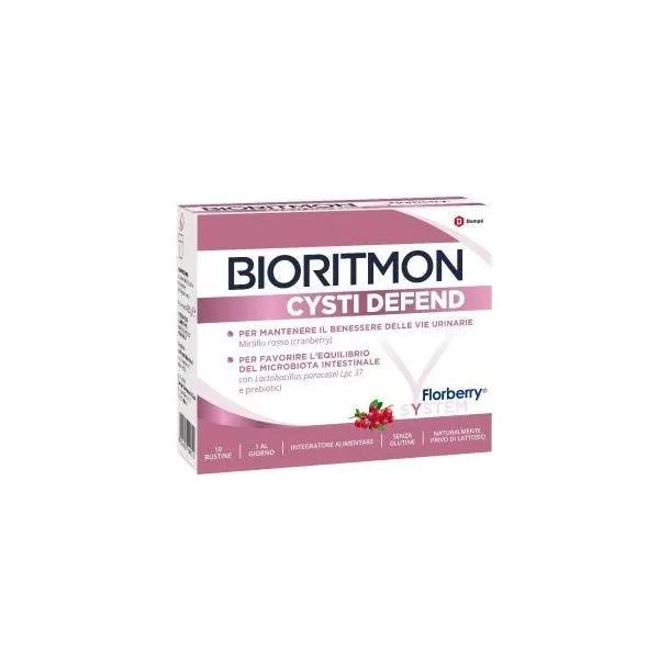  Bioritmon Cysti Defend Integratore Sistema Urinario con Mirtillo Rosso 10 Bustine