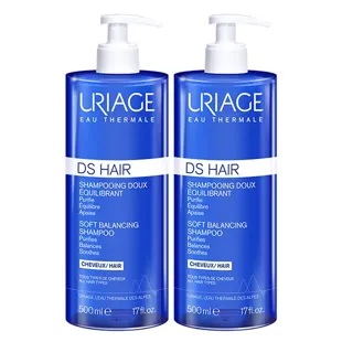 Uriage DS Hair Shampoo Delicato Lenitivo Equilibrante 500ml - Confezione da 2