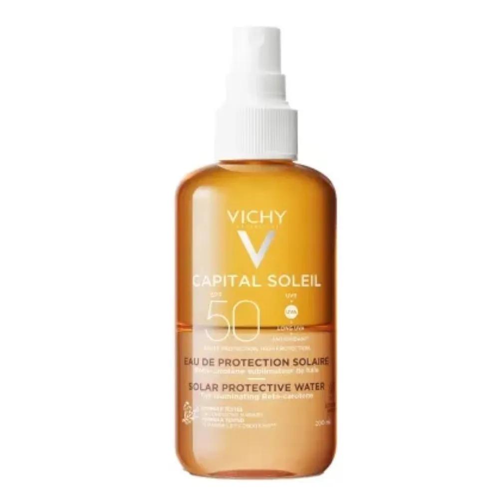 Vichy Capital Soleil Acqua Solare Spray Corpo Abbronzatura Intensa 50 SPF 200 ml 