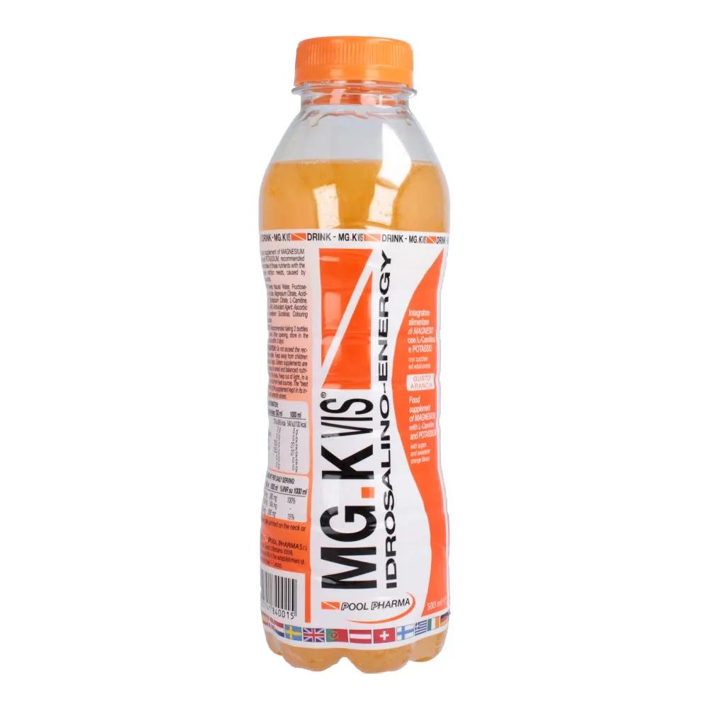 Mg.K Vis Drink Idrosalino Energy Orange Integratore Sali Minerali 500 ml