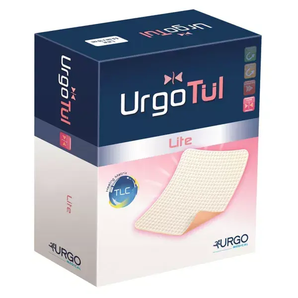 Urgo Urgotul Lite Non-Adhesive Hydrocellular Dressing 15cm x 20cm 10 Units
