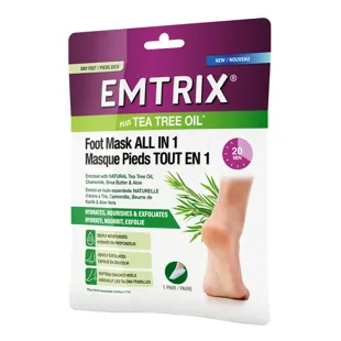 Emtrix + Masque Pieds tout en un 1 Paire