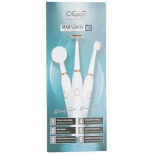 Italia Design Beaut &amp; Shine Ultrasonic Facial and Dental Kit 3 in 1