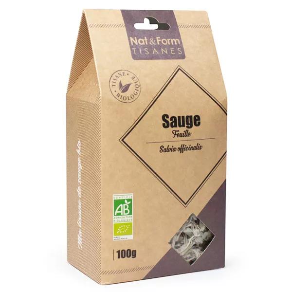 Nat & Form Infusión de Hoja de Salvia Bio 100g