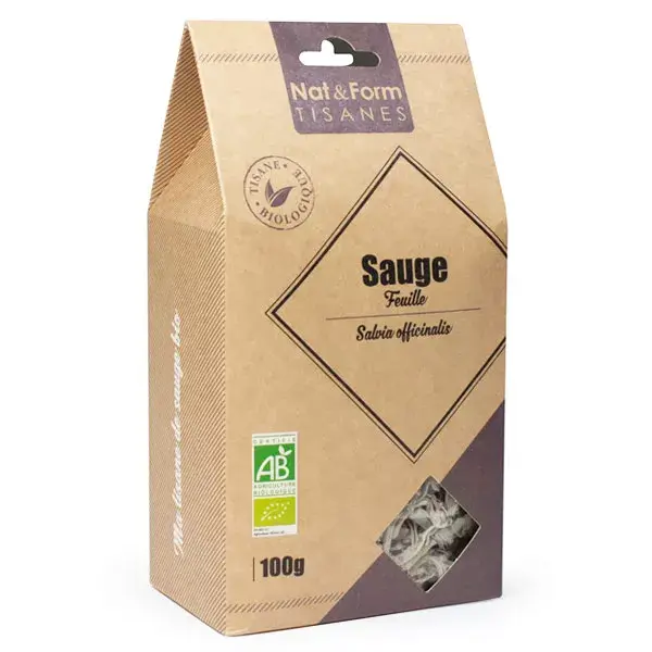 Nat & Form Organic Sage Leaf Infusion Tea 100g 