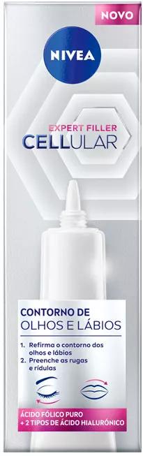 Anti-Aging Augenkontur Hyaluron Cellular Filler Nivea 15ml