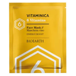 Bioearth Mascarilla Facial 6 Vitaminas 1 ud
