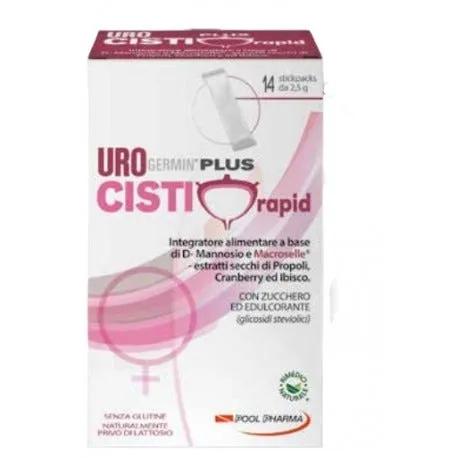 Urogermin Plus Cisti Rapid Integratore Benessere Urinario 14 Bustine