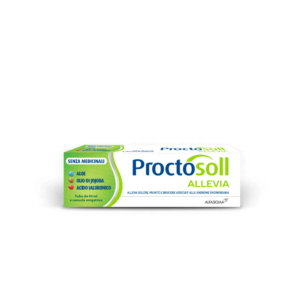 Proctosoll Allevia Gel per la Prevenzione e Cura della Sindrome Emorroidaria 40 ml