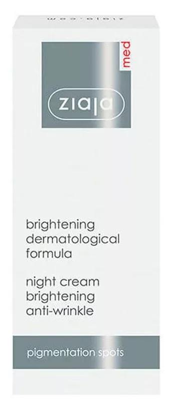 Anti-wrinkle whitening night cream Ziaja Med 50 ml