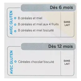 Nutribén 8 Céréales et Miel +6m 300g