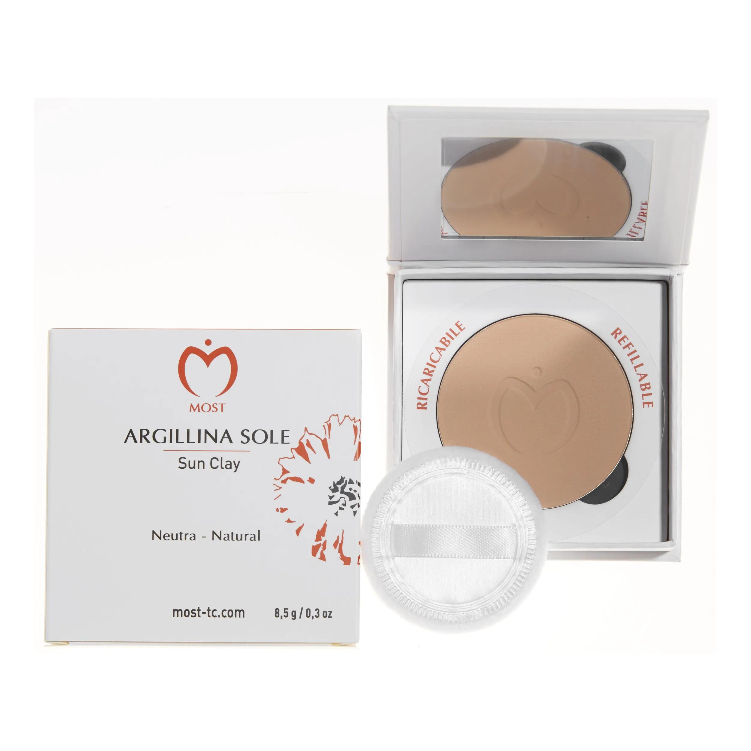 Most Argillina Sole Polvere Compatta Cosmetica Colore Neutro 8,5 g