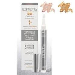 Estetil BB Cream Correttore 5in1 Colore 01 Con Pennellino 2,5 Ml