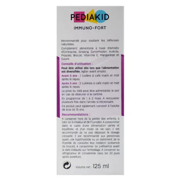 Pediakid Immuno-Fort 125ml