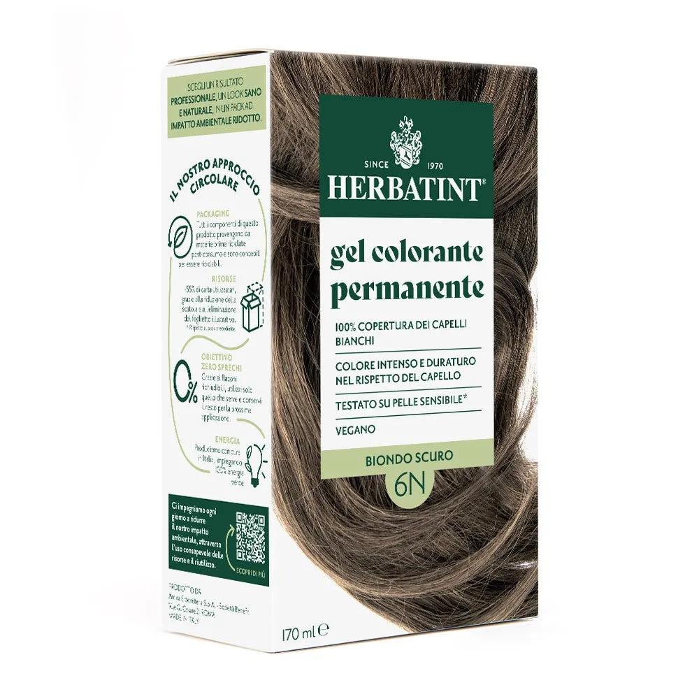 Herbatint Tintura Capelli Gel Permanente 6N Biondo Scuro 170 ml