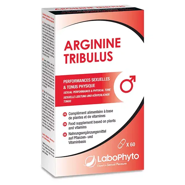 Labophyto ARGININE TRIBULUS - cure performance pour homme - 60 gélules