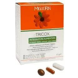 Migliorin Tricox Integratore Caduta dei Capelli 20 Tavolette+20 Gellule+20 Capsule