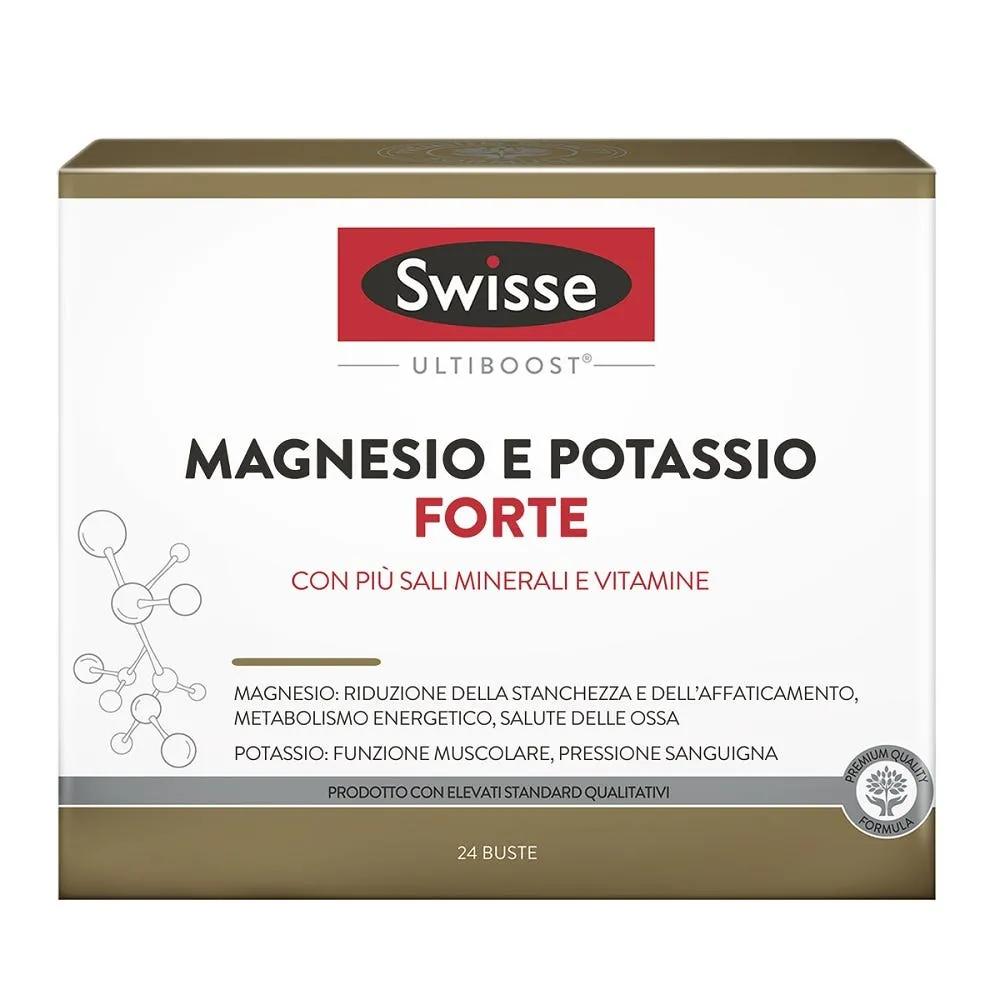 Swisse Magnesio e Potassio Forte Integratore di Sali Minerali 24 Bustine